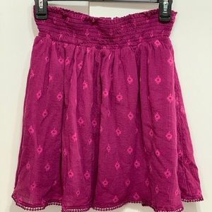 Old Navy burgundy skirt medium